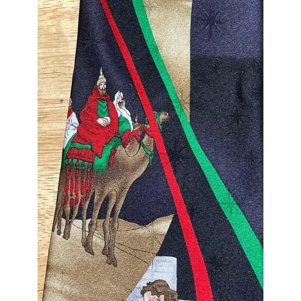 Men's Tie Holiday Traditions By Hallmark‎ Christmas Manger